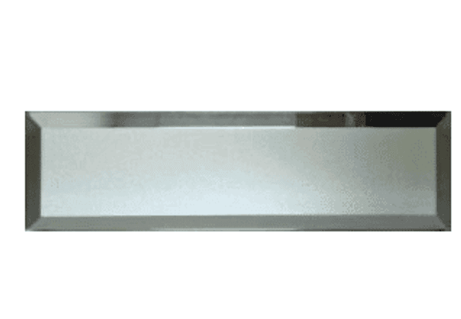 Mango Tile Grey 3d 3x12 Bevelled Glass MG5901, Mango Tile and Mosaics