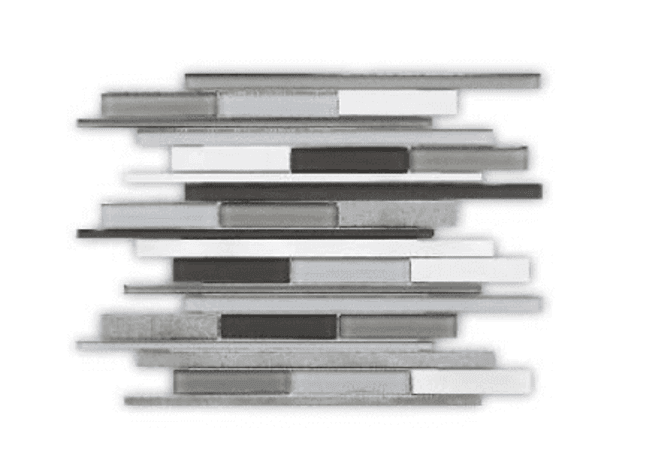 Mango Tile Houston Silver Strips Lds 01, Mango Tile and Mosaics