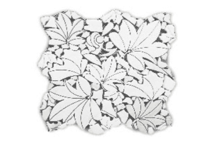 Mango Tile Maple Leaves MG985, Mango Tile and Mosaics