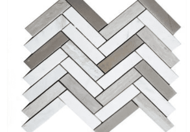 Mango Tile Miami Sand Herringbone 1x4 MG899, Mango Tile and Mosaics