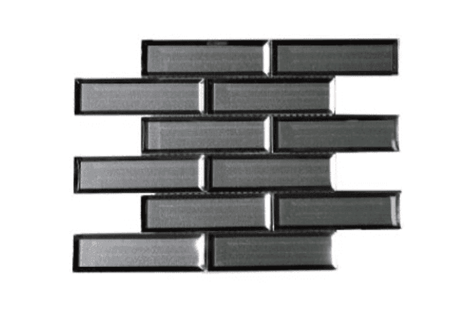 Mango Tile Summer 3d 2x6 Bevelled Glass MG5902, Mango Tile and Mosaics