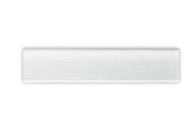 Mango Tile Super White 3x12 Ripple Glass MG2a75300, Mango Tile and Mosaics