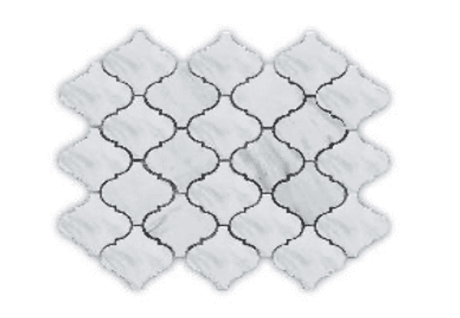 Mango Tile Volakas Jazz White Lantern Jln002, Mango Tile and Mosaics