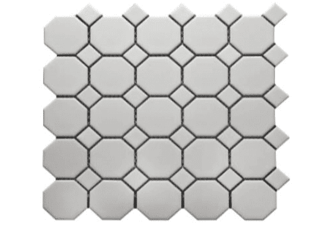 Mango Tile White Octagon Ce1ka2a, Mango Tile and Mosaics
