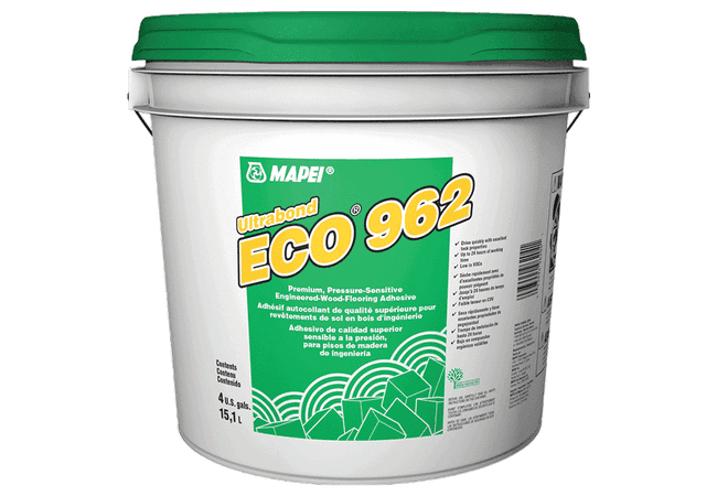 Mapei Ultrabond ECO 962 Premium Pressure Sensitive, Engineered Wood Flooring Adhesive, 15 L — Mapei