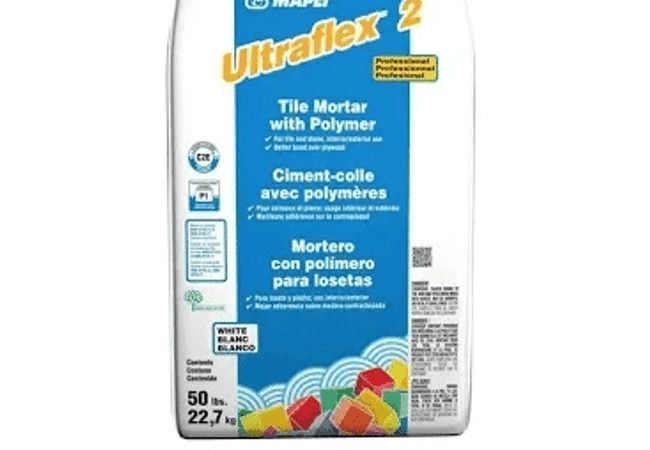 Mapei Ultraflex 2 Gray Polymer Modified 50 lb, Mapei