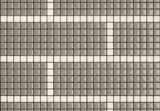 Midgley West Highline Ghiaccio / Taupe Mosaic Tile 0.5"x0.5" - Diva, Midgley West