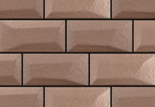 Midgley West Libra Bronze Mosaic Tile 2"x4" (Tile 12"x15") - Glossy, Midgley West