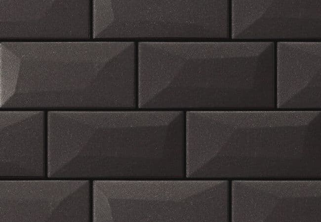 Midgley West Libra Caviar Mosaic Tile 2"x4" (Tile 12"x15") - Matte, Midgley West