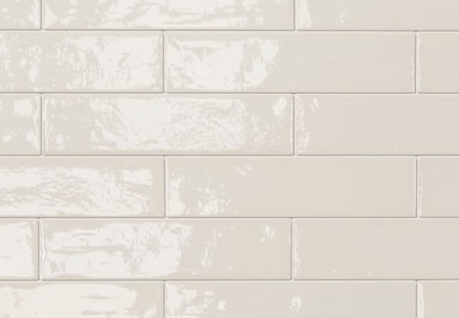 Midgley West Elements Design White Tile 3"x12" Brick - Glossy — Midgley West