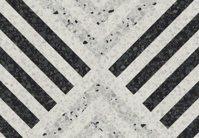 Midgley West Marmette Decoro Triangolo Tile 24"x24" Decoro Triangolo, Midgley West