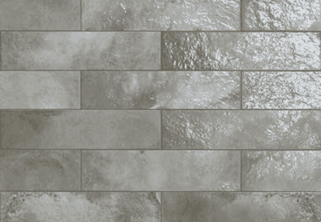Midgley West Murano Verde Esagona Laguna Mix Tile 9.5"x11" Hex - Glossy, Midgley West