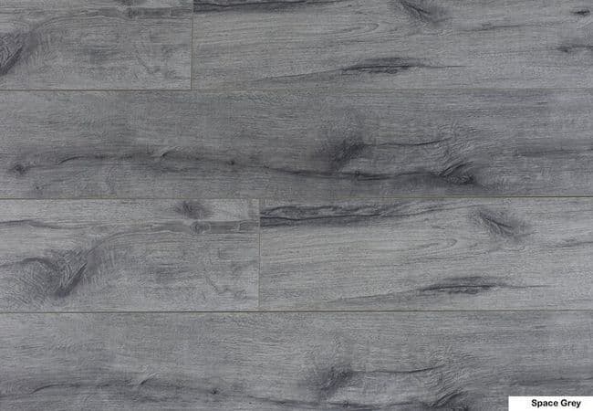 NAF Handscraped Space Grey Laminate Flooring