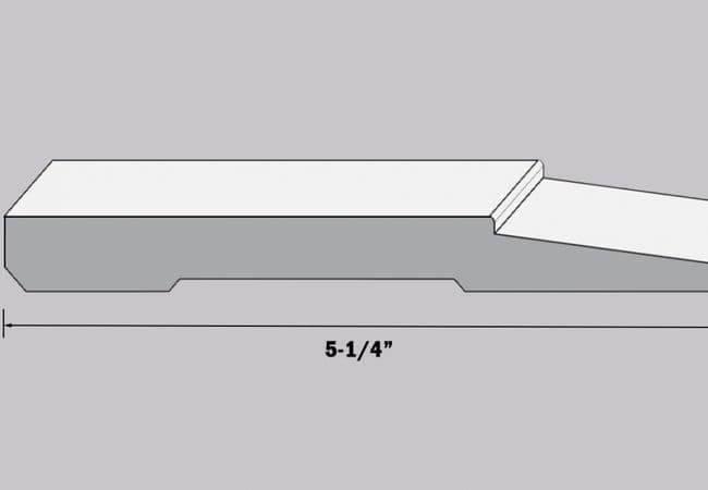 NAF - Floors@Work MDF Primed Bevel Step Baseboard 7 1/4", NAF Flooring