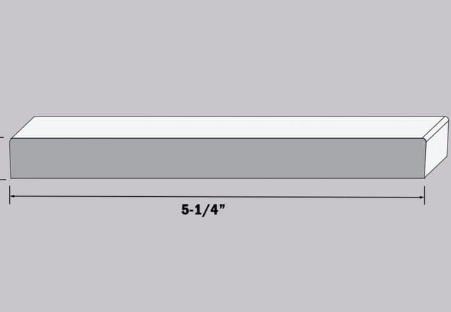 NAF - Floors@Work MDF Primed Flat Stock Baseboard 5 1/4"