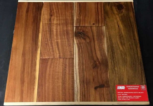 Naf Exotic Walnut Hardwood Natural — NAF Flooring