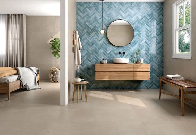 Neshada Tile Vita Blue Gloss 2" x 6" Ceramic, Neshada Tile & Stone
