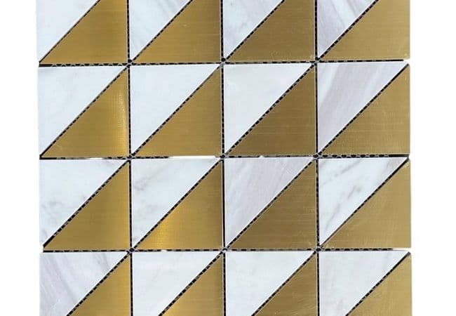 Neshada Tile Mora Gold Mosaic DGMT1264, Neshada Tile & Stone