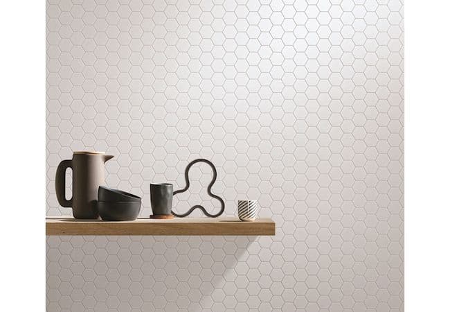 Neshada Tile Thassos 1" Hexagon Polished Marble Mosaic, Neshada Tile & Stone