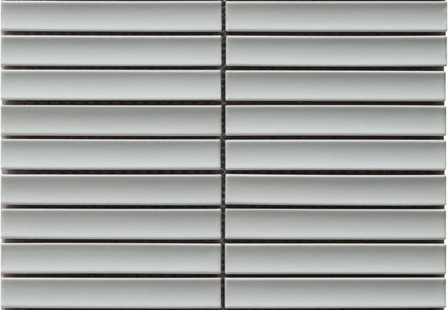 Neshada Tile White Concave Matchstick Matte 5/8" x 5.5", Neshada Tile & Stone