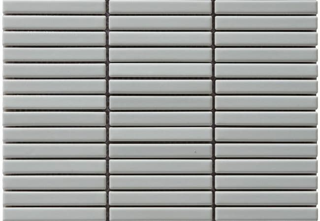 Neshada Tile White Matchstick Matte 3/8" x 3 5/8", Neshada Tile & Stone