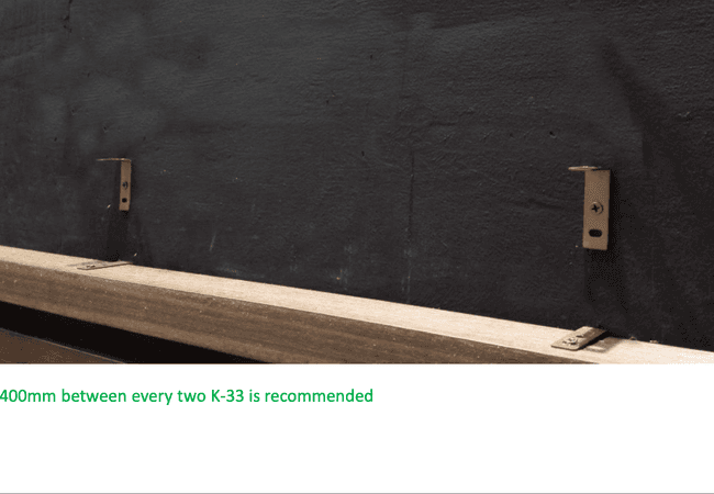 NewTechWood Beam Accessories Compatible with UH17, UH25, UH26 K 33 Clips, Newtechwood
