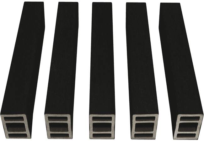 NewTechWood UH17 Screen and Partition Beams Narrow Ebony