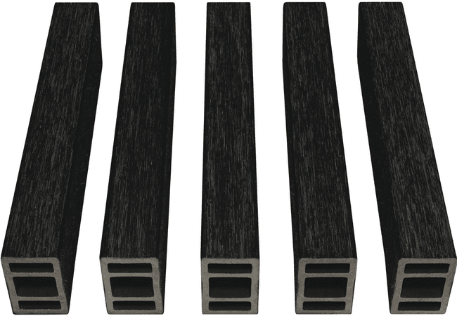 NewTechWood UH17 Screen and Partition Beams Narrow Hawaiian Charcoal