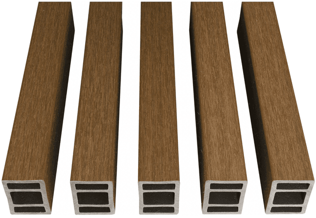 NewTechWood UH26 Screen and Partition Beams Large Peruvian Teak, Newtechwood