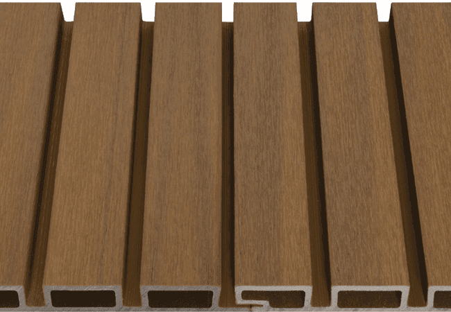 NewTechWood UH58 Belgian Siding Peruvian Teak