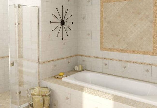 Olympia Alba Wall Tiles Gloss Finish Colors: Grey, Blue, Beige, Taupe Size: 10" X 8", Olympia Tile