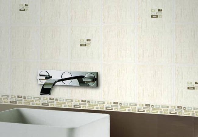 Olympia Bamboo Matte Ceramic Wall Tiles Colors: Off White, Beige, Grey, Olympia Tile