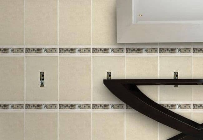 Olympia Banff Matte Ceramic Wall Tiles Color: Black, Light Grey, Cream, Light Beige, Dark Brown 6" X 8", Olympia Tile