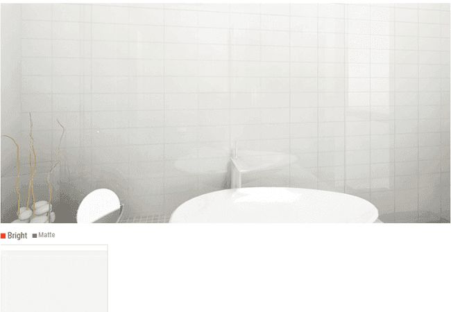 Olympia Chic Gloss and Matte White Subway Wall Tiles Color: White Size: 3" X 6", Olympia Tile