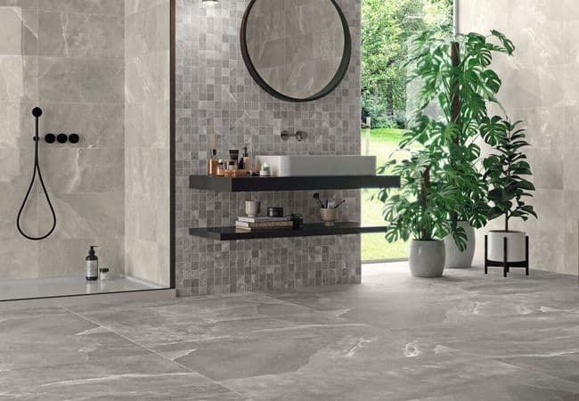 Olympia Crystal Stone Matte Wall Tiles Colors: Dove, Grey, Smoke, White, Olympia Tile