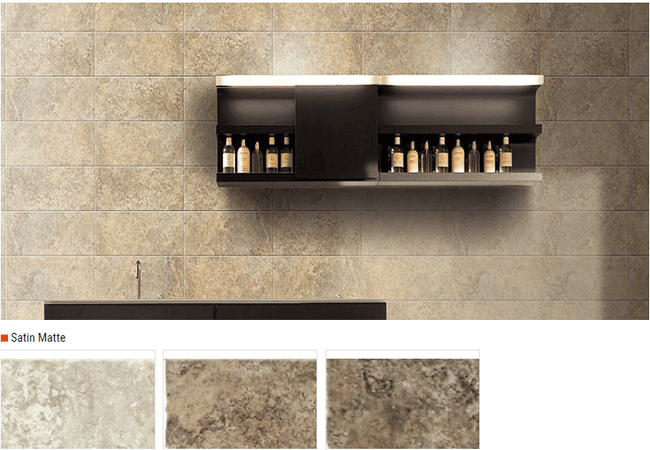 Olympia Imperial Satin Matte Ceramic Wall Tiles Color: White, Beige, Noce Size: 10 X 13, Olympia Tile
