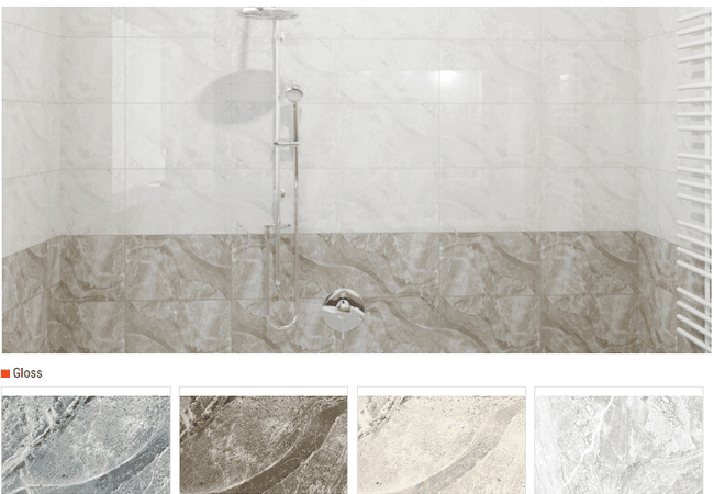 Olympia Iris Gloss Cermic Wall Tiles Color: Anthracite, Brown, Cream, Grey Size: 10 X 16, Olympia Tile