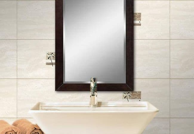 Olympia Oslo Gloss Ceramic Wall Tiles Color: Cream, Grey Size: 8 X 12, Olympia Tile