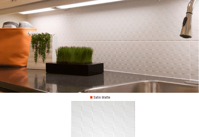 Olympia Twill Satin Matte Ceramic Wall Tiles Color: White Size: 8 X 12, Olympia Tile