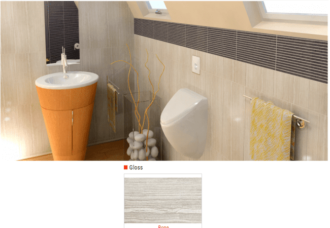 Olympia Zenith Gloss Ceramic Wall Tiles Color: Bone Size: 8 X 20, Olympia Tile