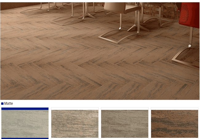 Olympia Arbour Matte Wood Look Porcelain Tiles Color: Grigio, Mushio Olive Green, Brown, Moka Size: 6x24, Olympia Tile