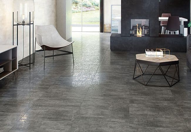 Olympia Biel Matte Glazed Porcelain Tile Color: Anthracite Dark Grey, Bianco White Size: 12x24, Olympia Tile