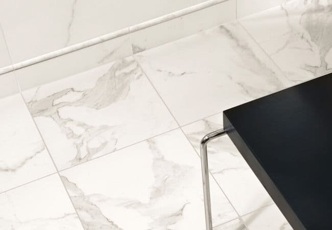 Olympia Calacatta Vintage Honed Porcelain Tiles Color: White Size: 23.6 X 47.2, 23.6 X 23.6, 11.8 X 23.6, 2.9 X 11.8, Olympia Tile