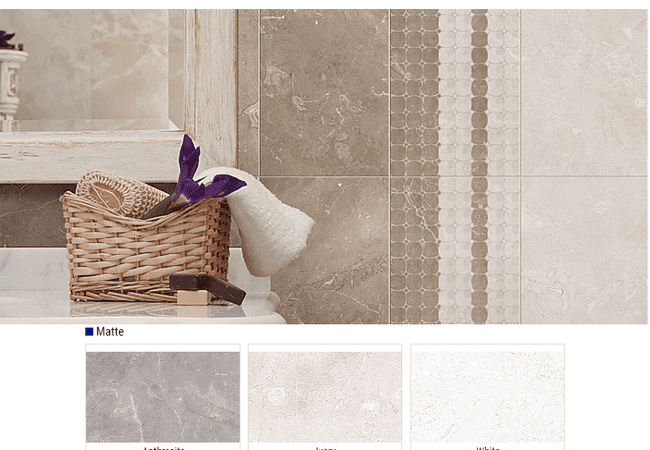 Olympia Champions Matte Glazed Porcelain Tile Color: Anthracite, Ivory, White Size: 18 X 18, Olympia Tile