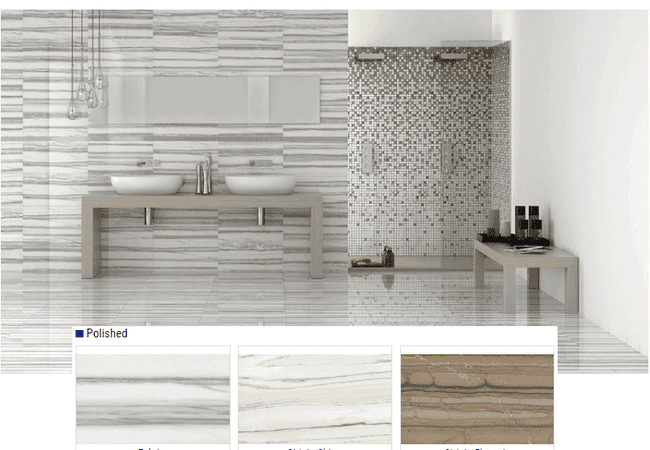 Olympia Classic Design Polished Porcelain Tiles Color: Zebrino, Striato Chiaro, Striato Elegante Size: 12x24, Olympia Tile