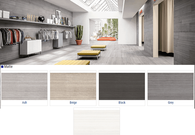 Olympia Fusion Matte Porcelain Tiles Color: Ash, Beige, Black, Grey, White Size: 12x24, Olympia Tile