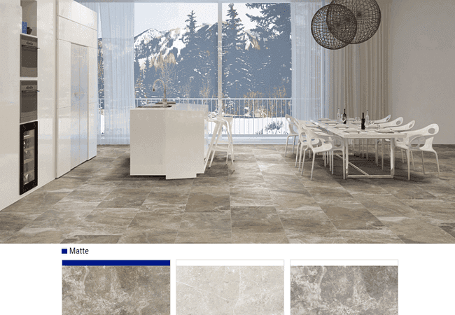 Olympia Habitat Matte Glazed Porcelain Tiles Color: Brown, Ecru, Grey Size: 18x36, 18x18, Olympia Tile