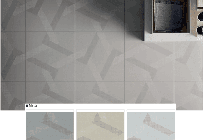 Olympia Labyrinth Matte Porcelain Tile Color: Ash, Sand, Silver Size: 24x24, Olympia Tile