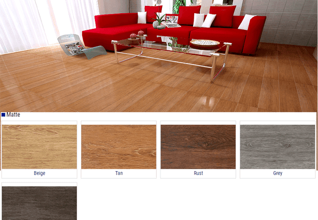 Olympia New Legno Matte Wood Look Porcelain Tiles Color: Beige, Tan, Rust, Grey, Brown Size: 6x24, Olympia Tile