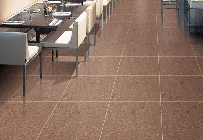 Olympia Regal Flamed Finish Porcelain Tiles Color: Blue, Charcoal, Charcoal Black, Chocolate Brown, Cream, Dark Grey, Gold, Grey, Light Mocha, Noce brown, Olive, Royale Crema, Royale Nero, Sand Beige, Shell White, Taupe, Jet Black Size: 12x12, 12x24, Olympia Tile